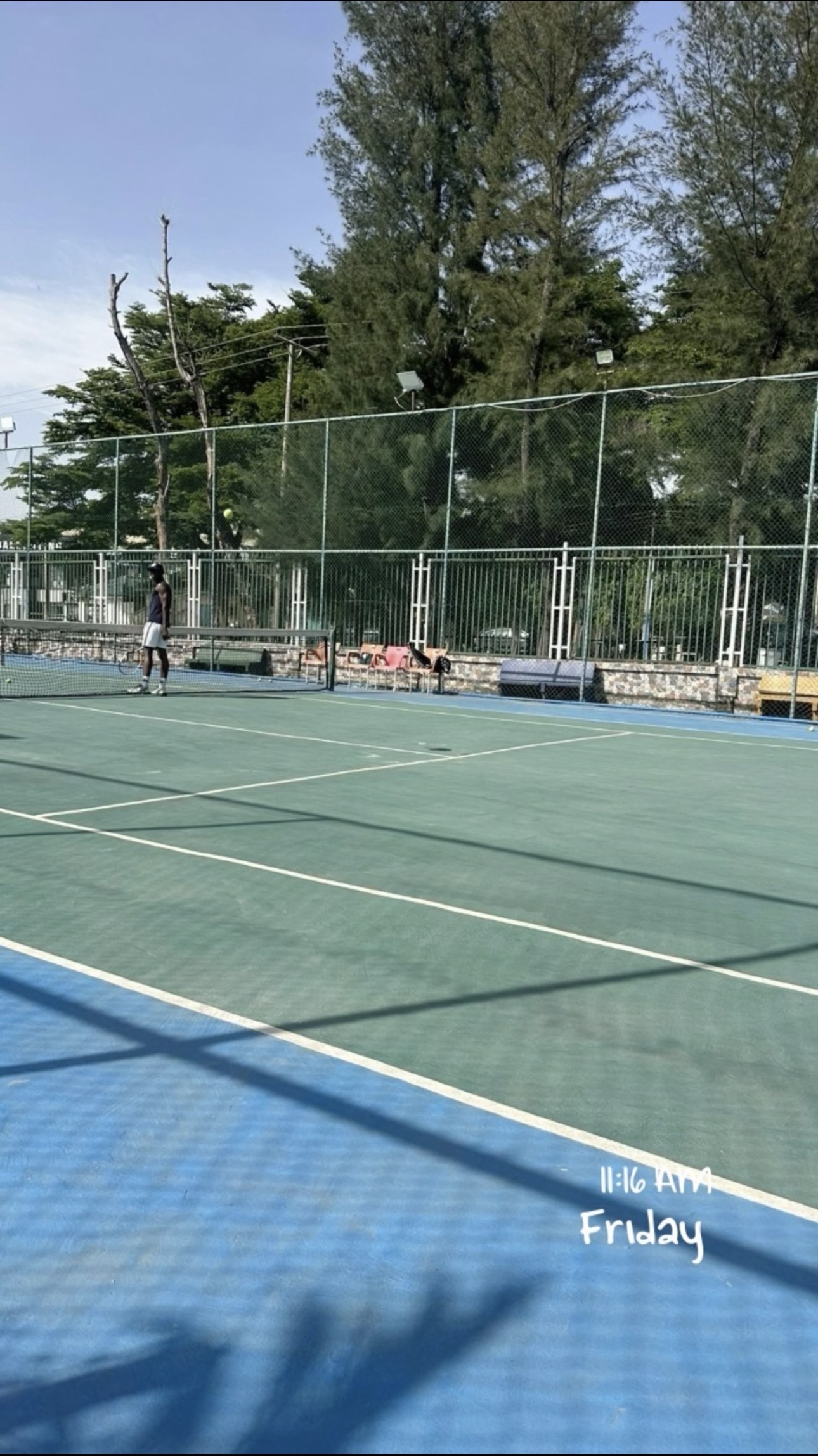 Monaliza Tennis Club night lighting